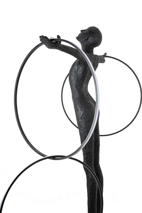 Stojacia lampa Human Circulo – sklolaminát