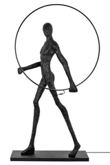 Stojacia lampa Human Round – sklolaminát