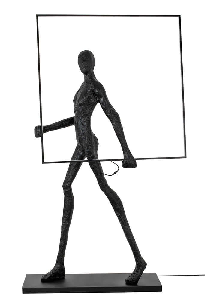 Stojacia lampa Human Square – sklolaminát