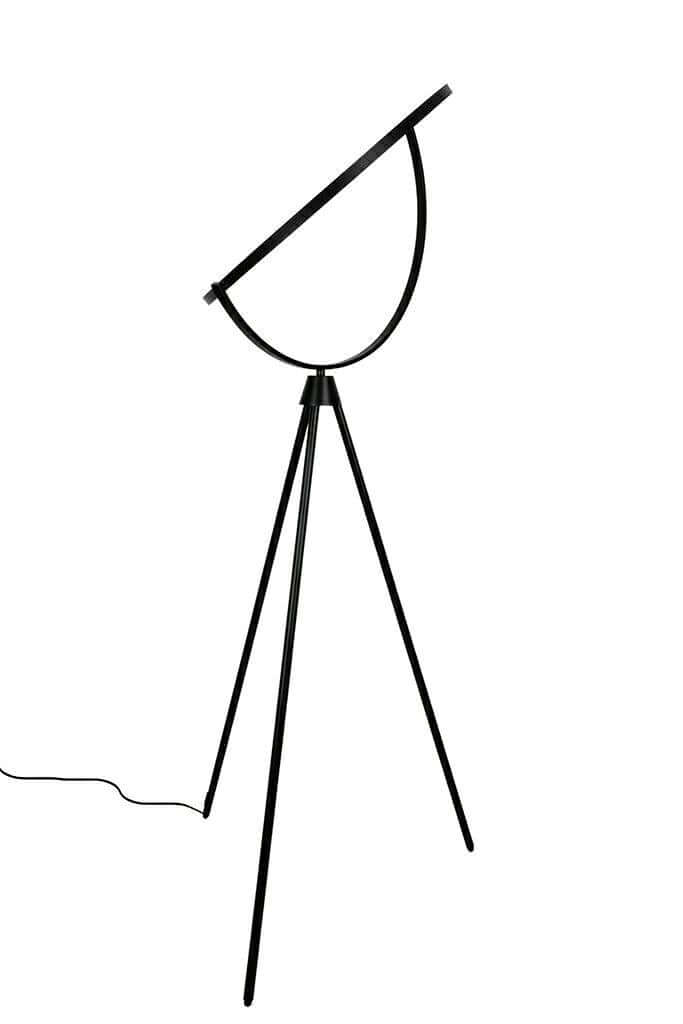 Stojacia lampa Moon Floor – kovová, akrylová