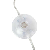 Stojacia lampa Tiffany 175 čierno-medená / s prírodným perím