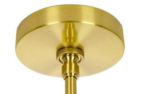 Závesná lampa Apollo 1 čierna - brúsené zlato