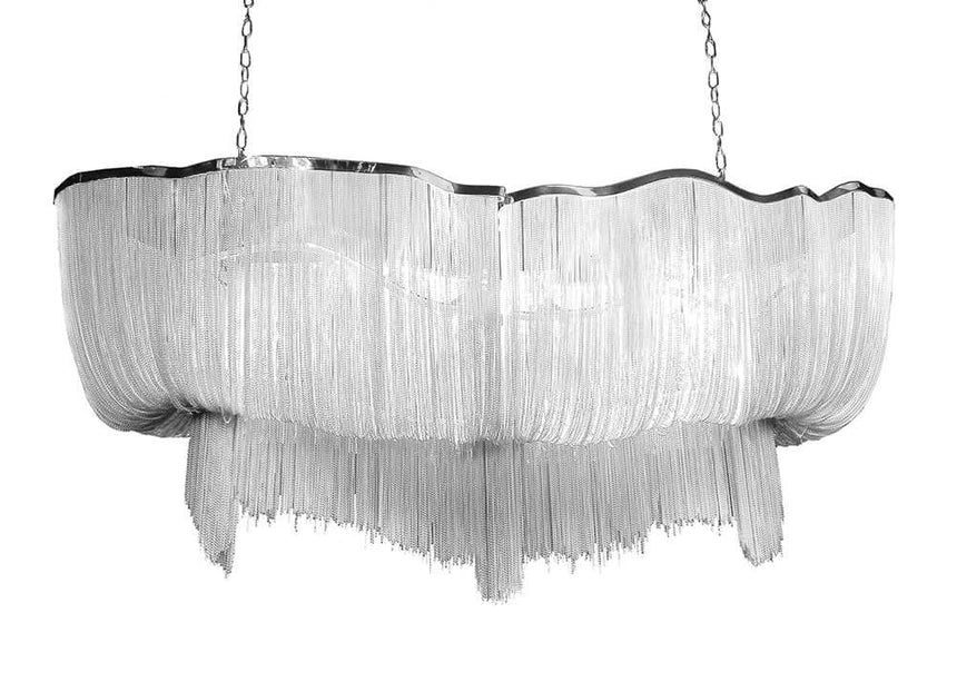 Závesná lampa Atlanta Long – hliník, oceľ