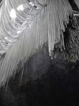 Závesná lampa Atlanta Long – hliník, oceľ