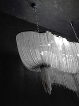 Závesná lampa Atlanta Long – hliník, oceľ