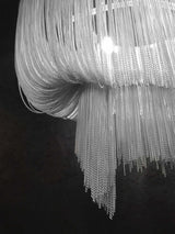 Závesná lampa Atlanta Long – hliník, oceľ