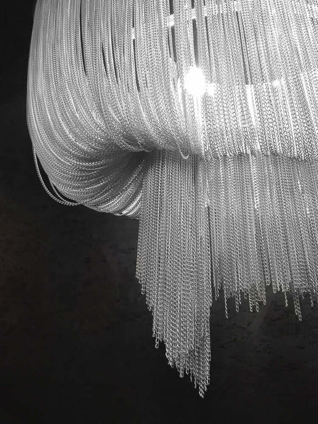 Závesná lampa Atlanta Long – hliník, oceľ