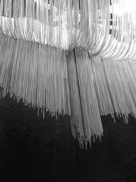 Závesná lampa Atlanta Long – hliník, oceľ