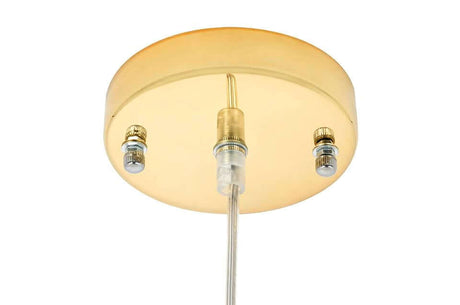 Závesná lampa Atomic zlatá