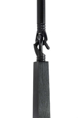 Závesná lampa Candelabru 6 čierna – hliník, sklo