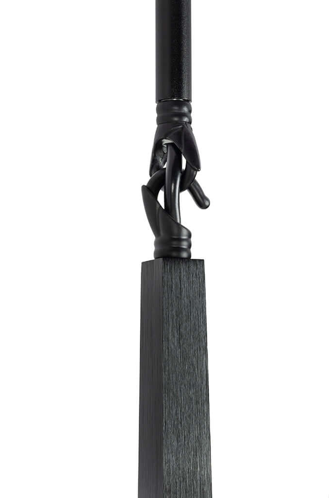 Závesná lampa Candelabru 6 čierna – hliník, sklo