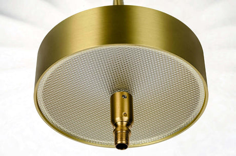 Závesná lampa Chaplin 360 medená – LED, sklo