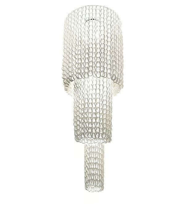 Závesná lampa Clp-S6 – sklo, uhlíková oceľ