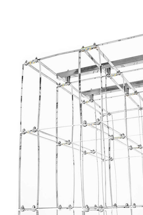 Závesná lampa Constellar – LED, brúsená oceľ