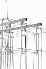 Závesná lampa Constellar – LED, brúsená oceľ