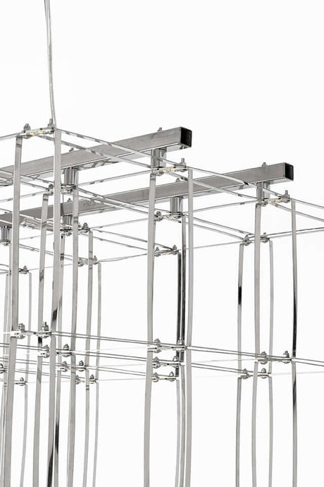 Závesná lampa Constellar – LED, brúsená oceľ