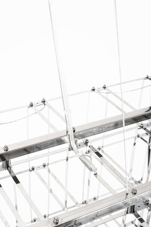 Závesná lampa Constellar – LED, brúsená oceľ