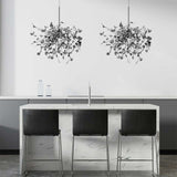 Závesná lampa Monete s jednou hlavicou, chróm - kov