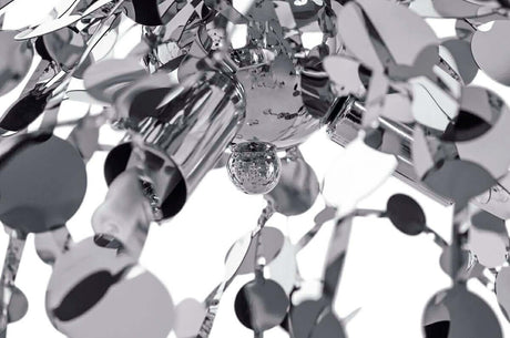 Monete függőlámpa króm – fém