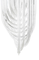 Závesná lampa Murano S chróm – sklo, kov