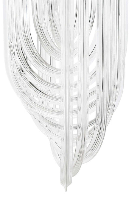 Závesná lampa Murano S chróm – sklo, kov