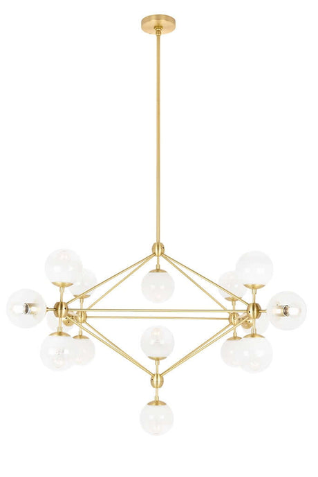 Planetario 15 Gold függőlámpa – matt búrák