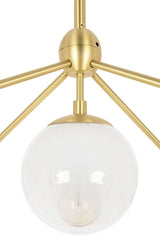 Závesná lampa Planetario 15 Gold – matné tienidlá