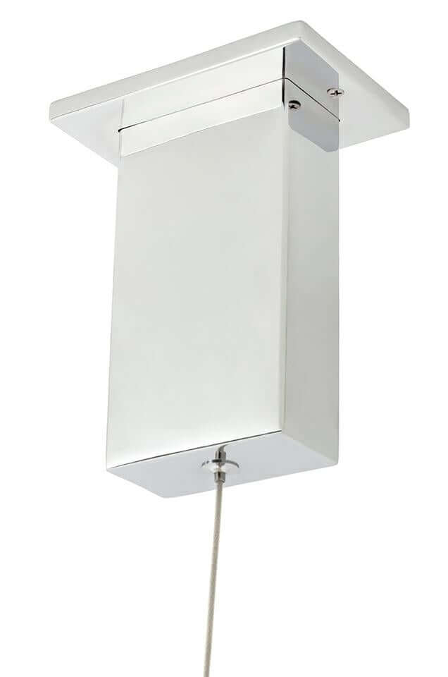 Závesná lampa Ring 100 strieborná – LED, leštená oceľ