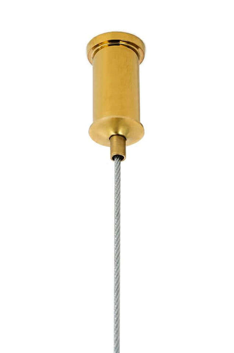 Závesná lampa Ring 100 zlatá – LED, oceľ