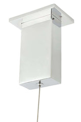 Závesná lampa Ring 80 strieborná – LED, leštená oceľ