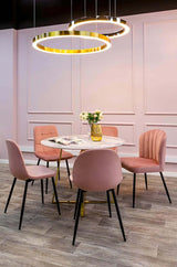 Závesná lampa Ring 80 strieborná – LED, leštená oceľ