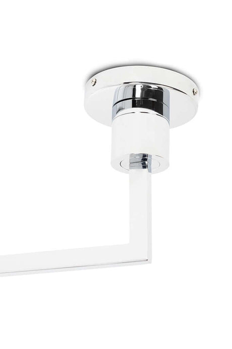 Závesná lampa Rota 360, chrómovo-strieborná