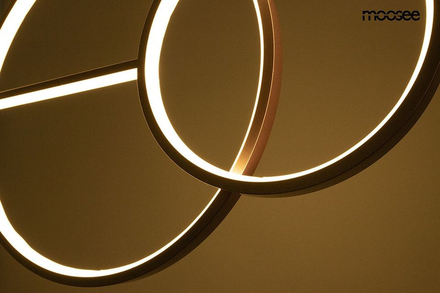Rage függőlámpa arany – LED, fém