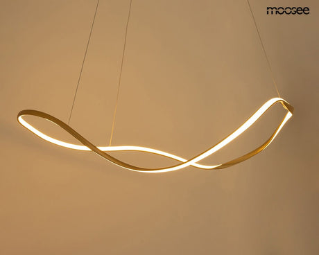 Waves 100 függőlámpa arany – LED, acél