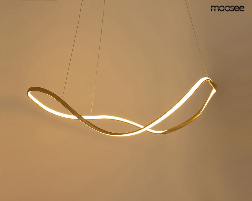 Waves 60 függőlámpa arany – LED, acél