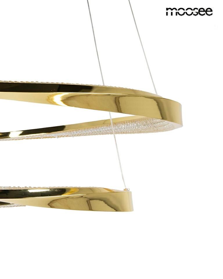 Anillo 2 függőlámpa arany – LED, alumínium, akril