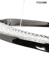 Anillo 2 függőlámpa fekete–króm – LED, alumínium, akril