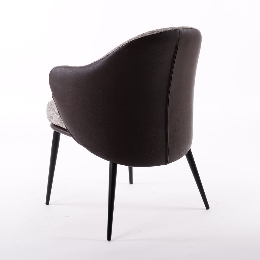 Jedálenská stolička Maryam - voliteľné čalúnenie/morenie 