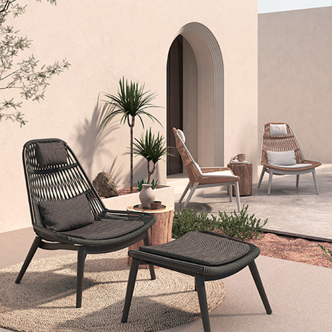 Záhradné kreslo Grattoni Como béžové, antracitové