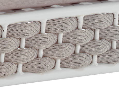 Grattoni Záhradné ležadlo Panama, biela/béžová