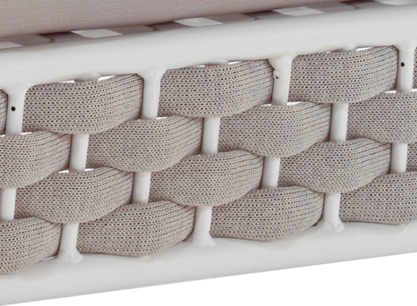 Grattoni Záhradné ležadlo Panama, biela/béžová