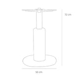Noha stola KJ Duco v zlatej farbe
