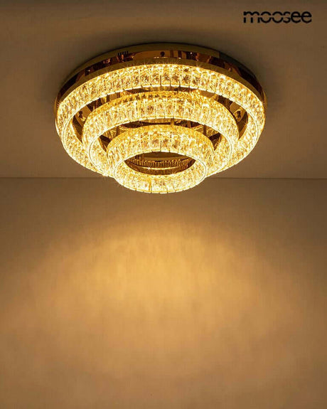 Stropná lampa Savoy 3 zlatá