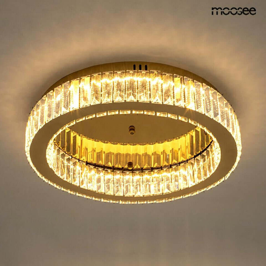 Stropná lampa Borra zlatá