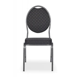 Banketná stolička Herman - čierna 