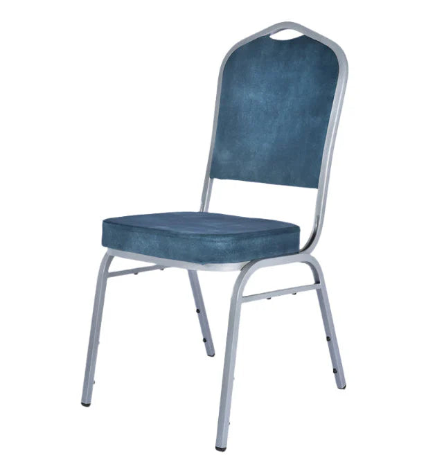 Konferenčná stolička Mark prémiovej kvality – odolná voči škvrnám, čalúnenie v petrolejovo modrej farbe 