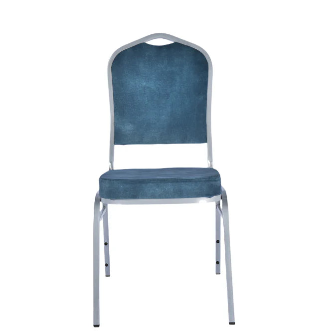 Konferenčná stolička Mark prémiovej kvality – odolná voči škvrnám, čalúnenie v petrolejovo modrej farbe 