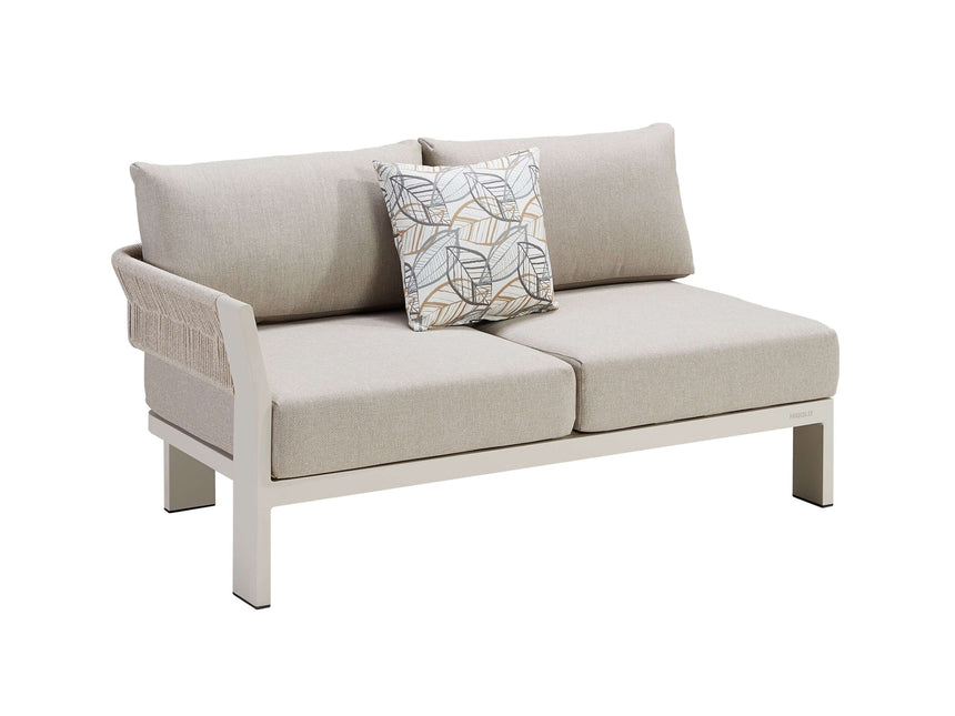 5-miestna rohová záhradná sedacia súprava Higold Borromeo, farba taupe