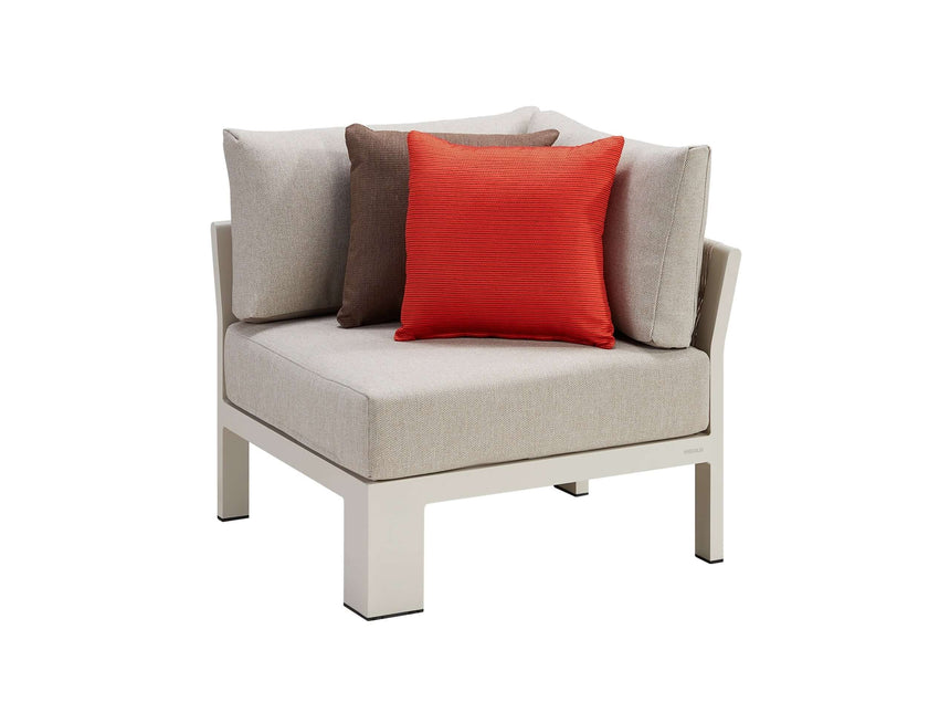 5-miestna rohová záhradná sedacia súprava Higold Borromeo, farba taupe