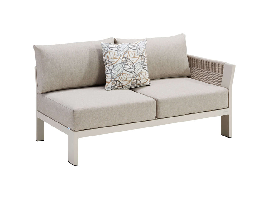 5-miestna rohová záhradná sedacia súprava Higold Borromeo, farba taupe